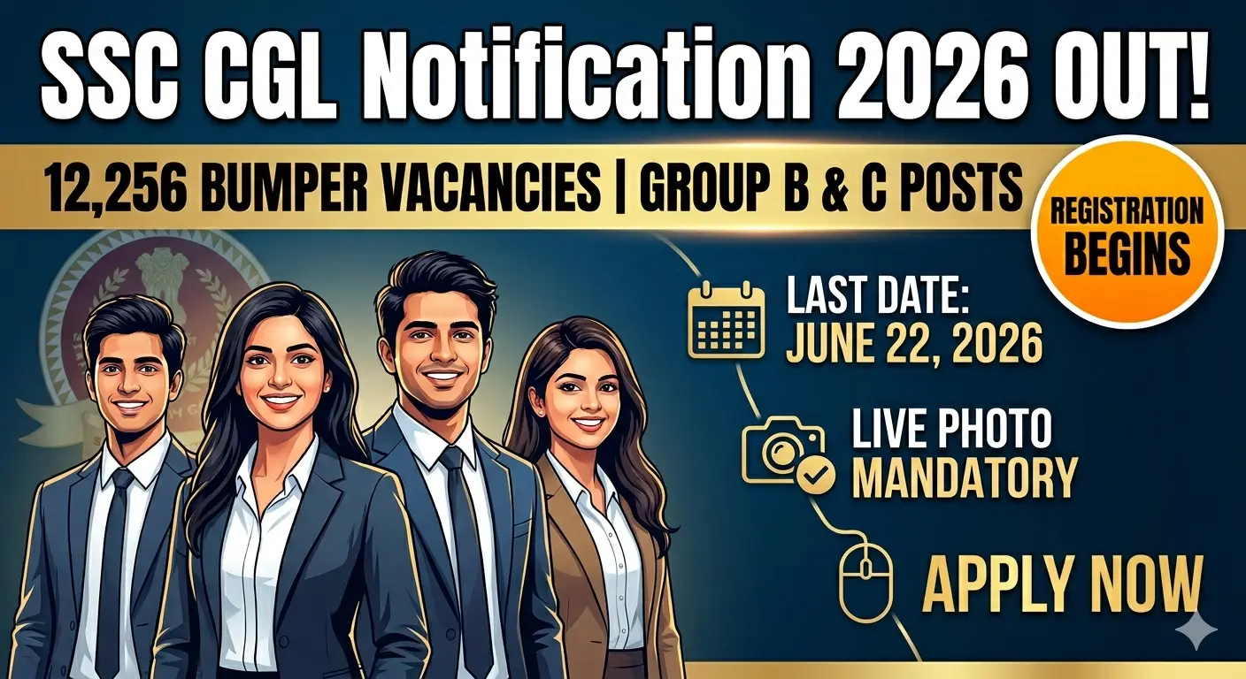 SSC CGL Notification 2026 Out