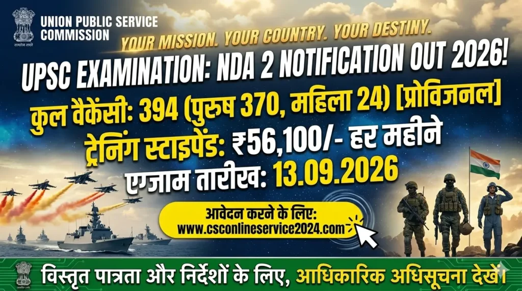 UPSC Examination NDA 2