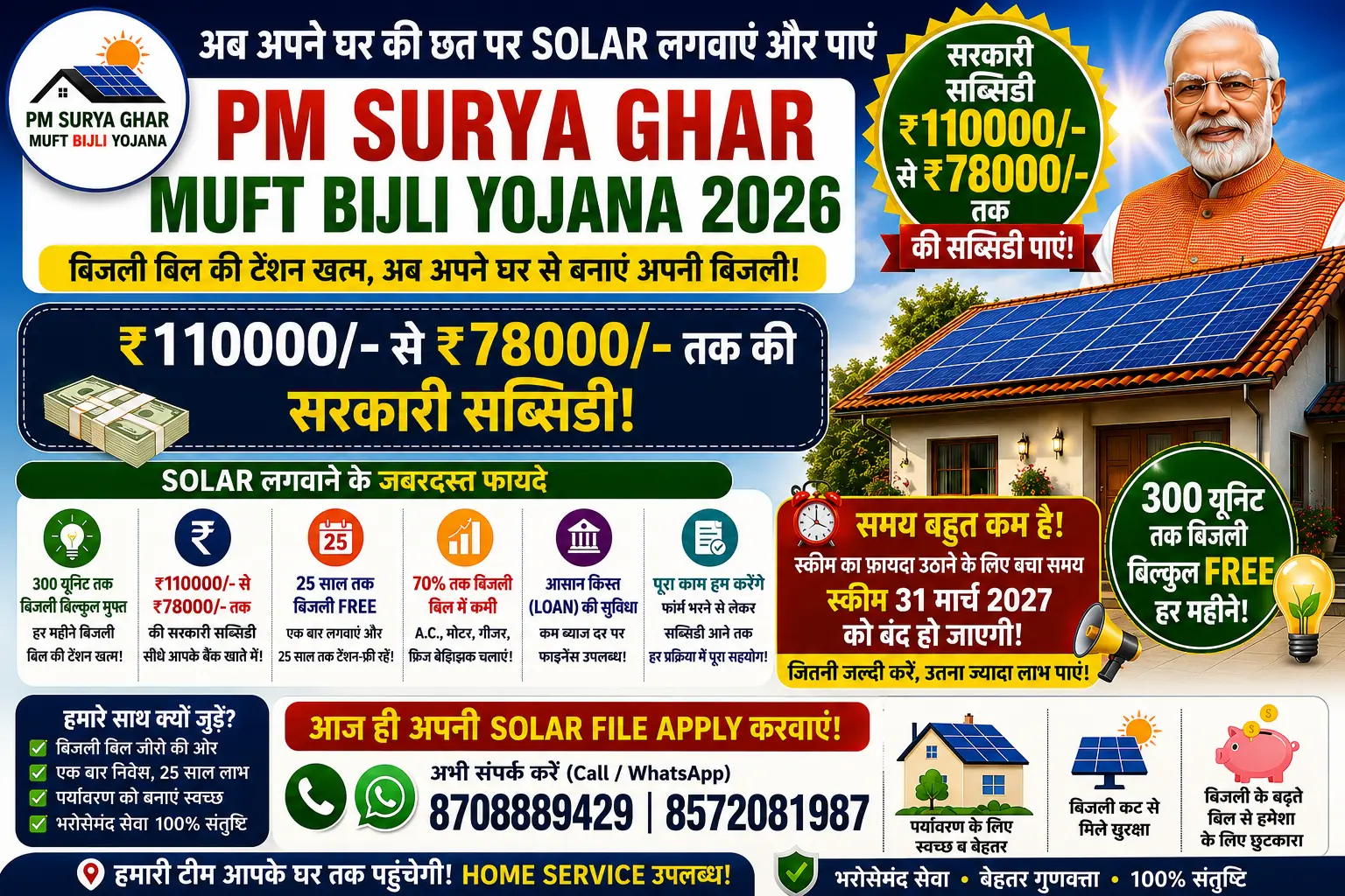 PM Surya Ghar Muft Bijli Yojana 2026